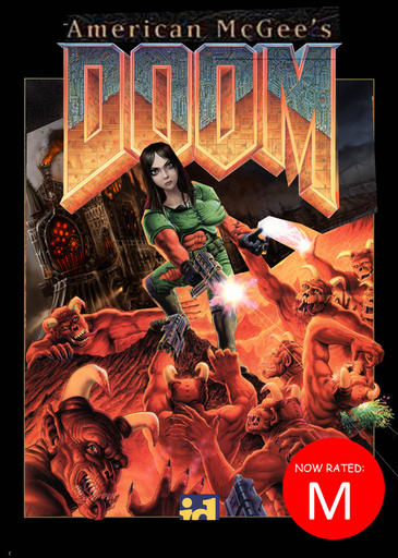 Постер The DOOM в стиле Alice 2